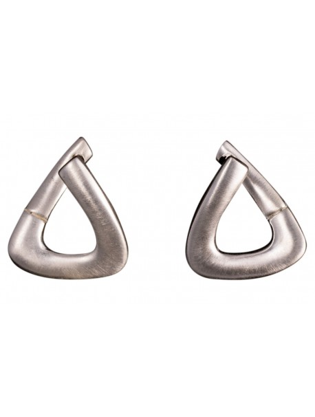 Boucles d'oreilles Triangles d'Argent METAL&SENS